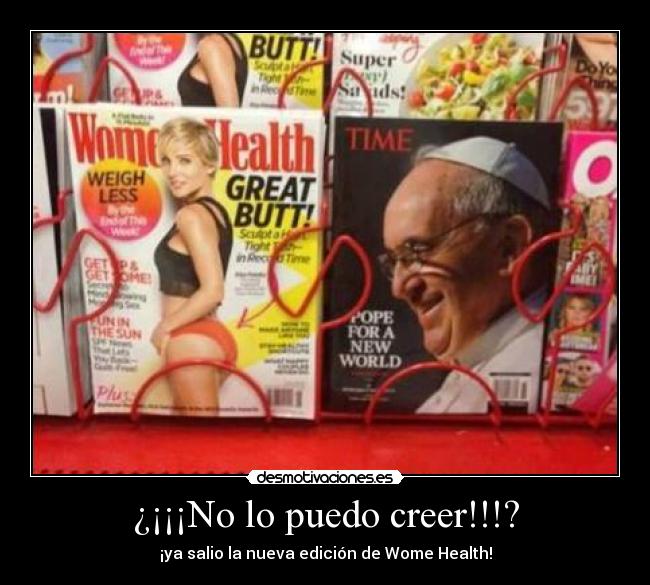 ¿¡¡¡No lo puedo creer!!!? -