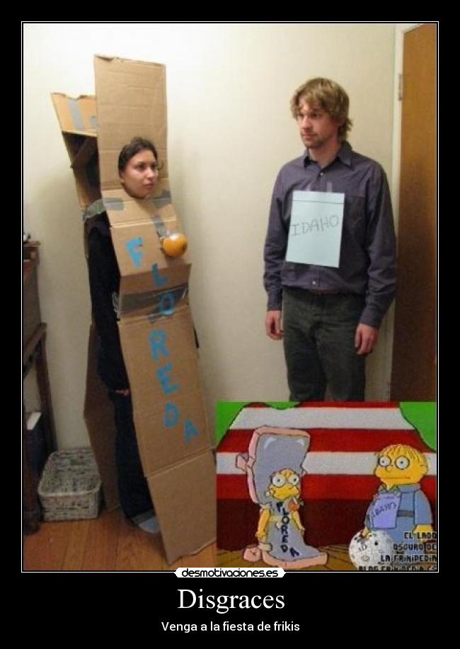 Disgraces - Venga a la fiesta de frikis