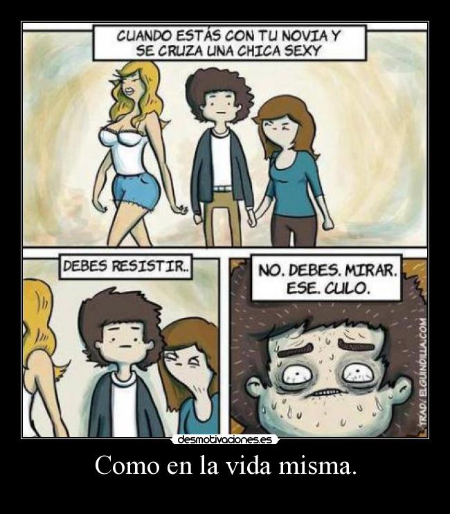 Como en la vida misma. -