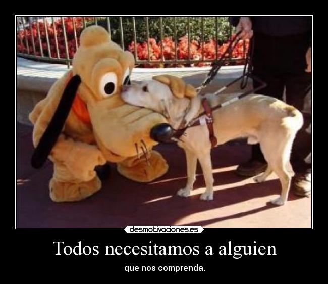 Todos necesitamos a alguien -