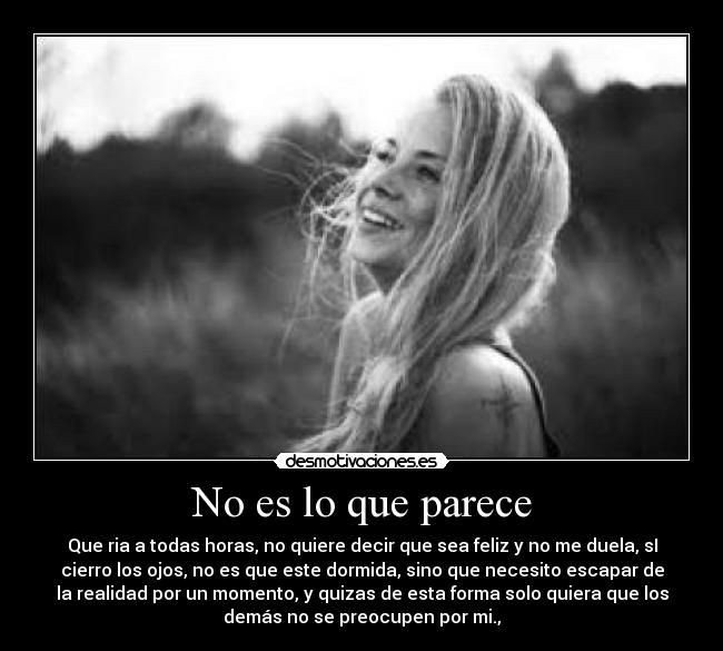 No es lo que parece -