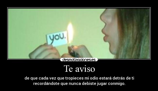 Te aviso - 