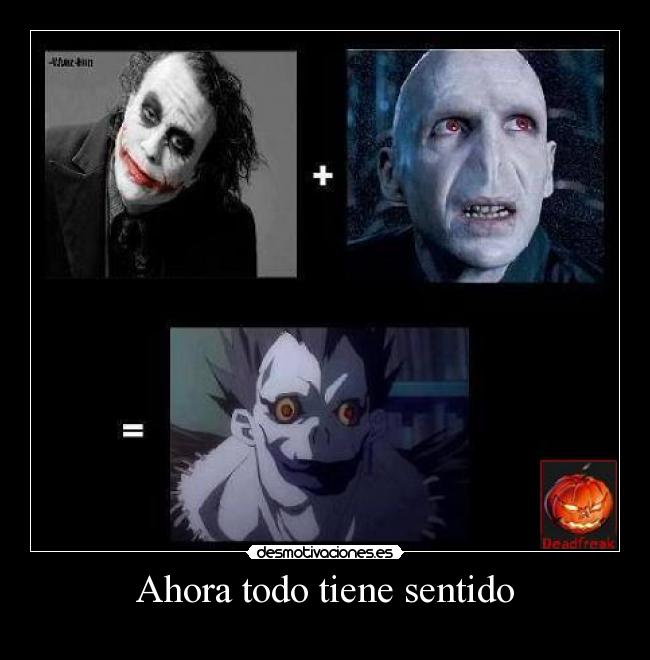 Ahora todo tiene sentido -