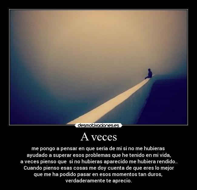 A veces -