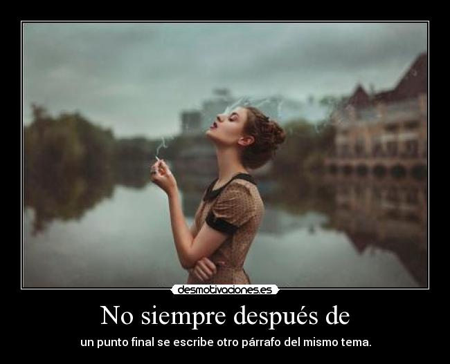 No siempre después de -