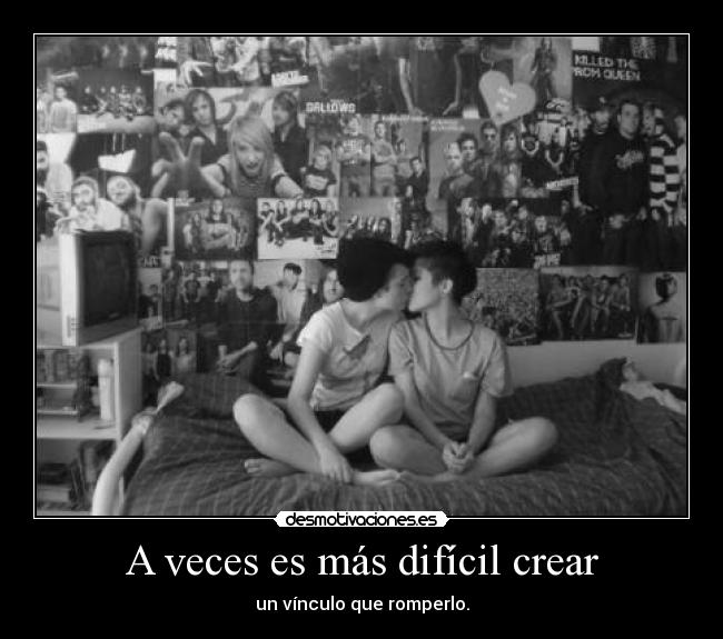 A veces es más difícil crear -
