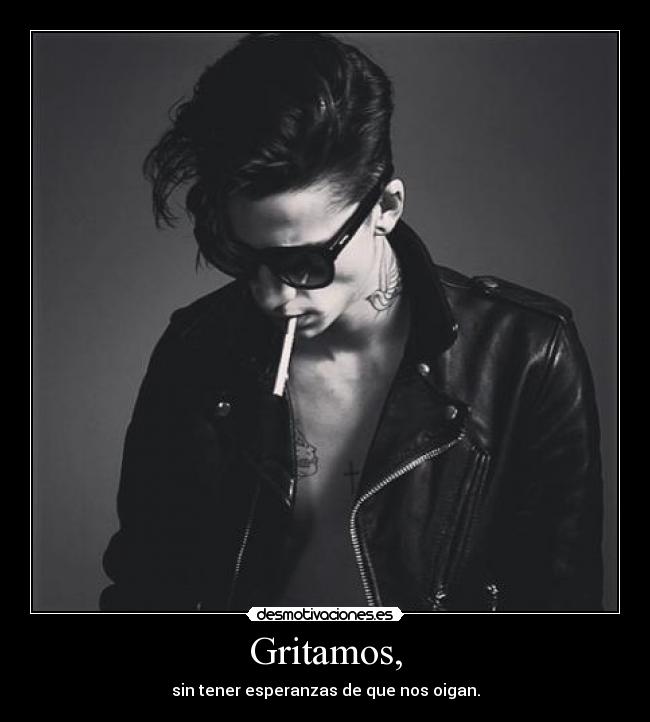 Gritamos, - 