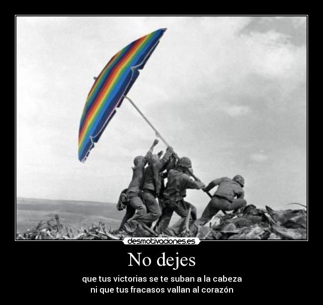 No dejes -