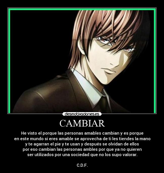 CAMBIAR -