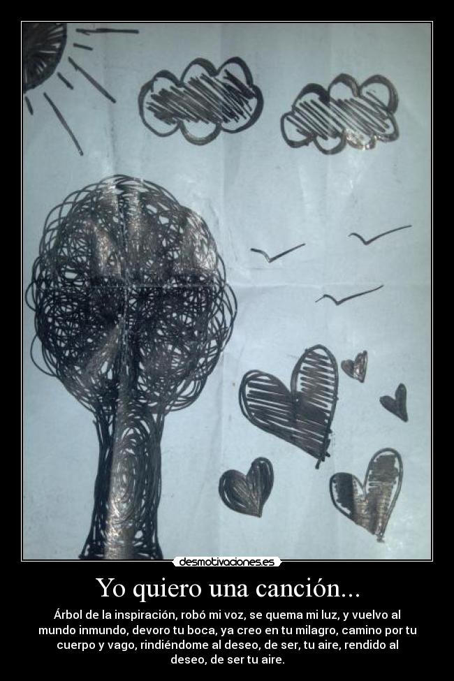 Yo quiero una canción... - 