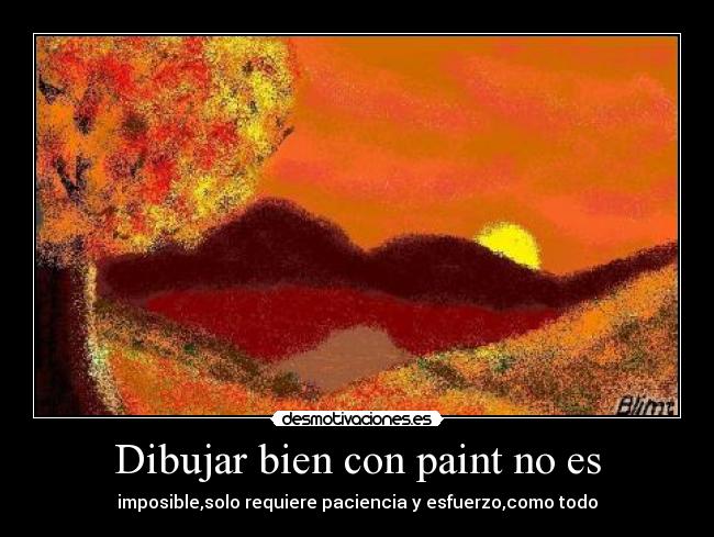 Dibujar bien con paint no es - 