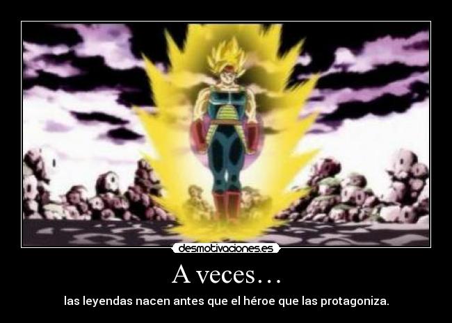 carteles dragon ball bardock leyenda del super saiyajin ronoa desmotivaciones