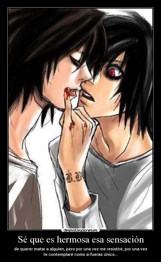 Sé que es hermosa esa sensación - 