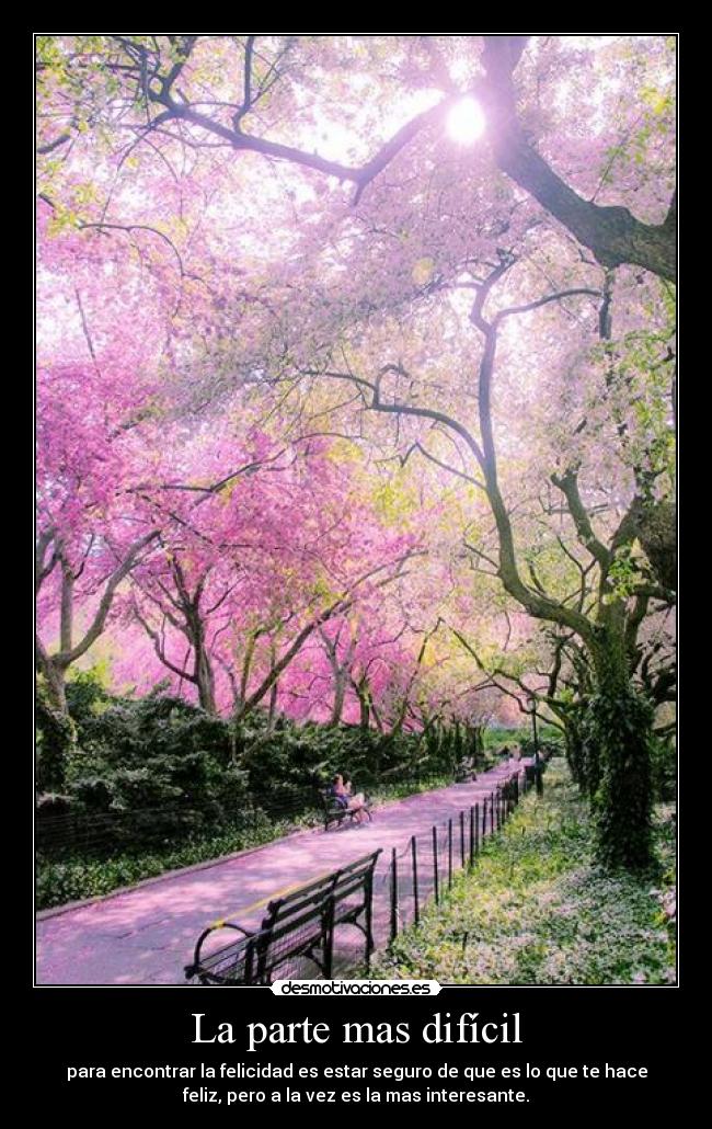 La parte mas difícil -