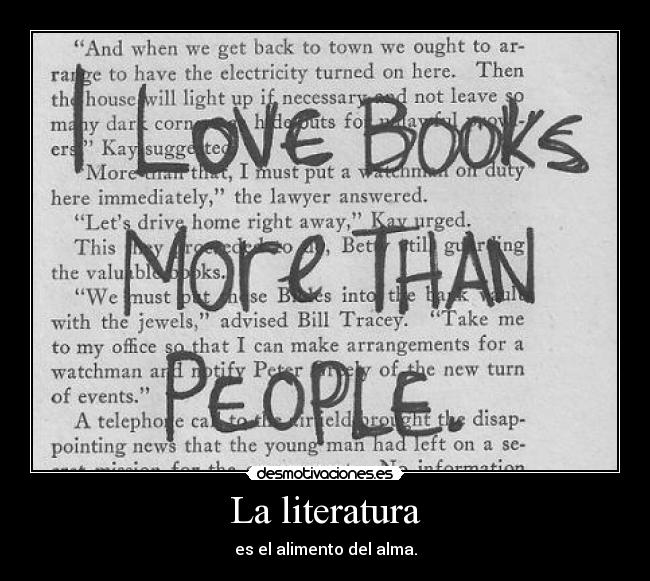 La literatura -