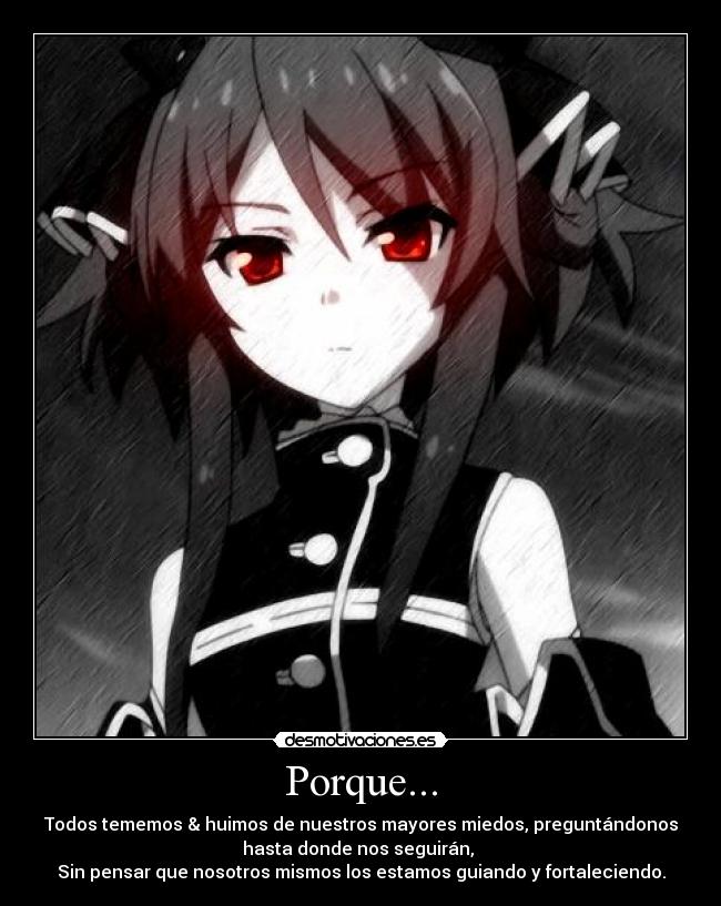 Porque... -