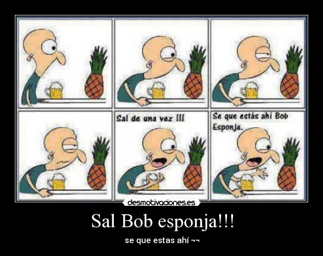 Sal Bob esponja!!! - se que estas ahí ¬¬