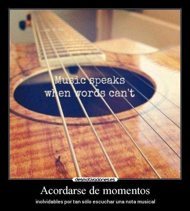 Acordarse de momentos - inolvidables por tan sólo escuchar una nota musical