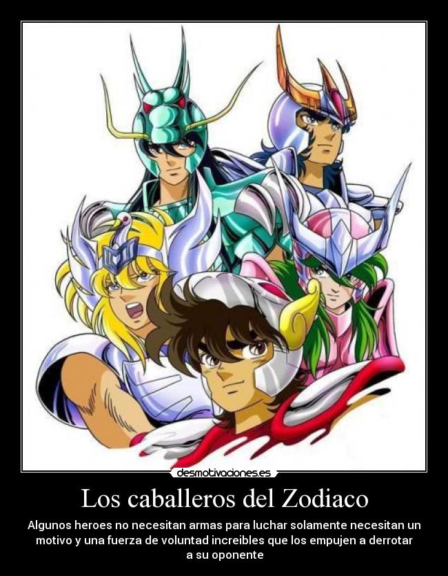 carteles saint seiya desmotivaciones