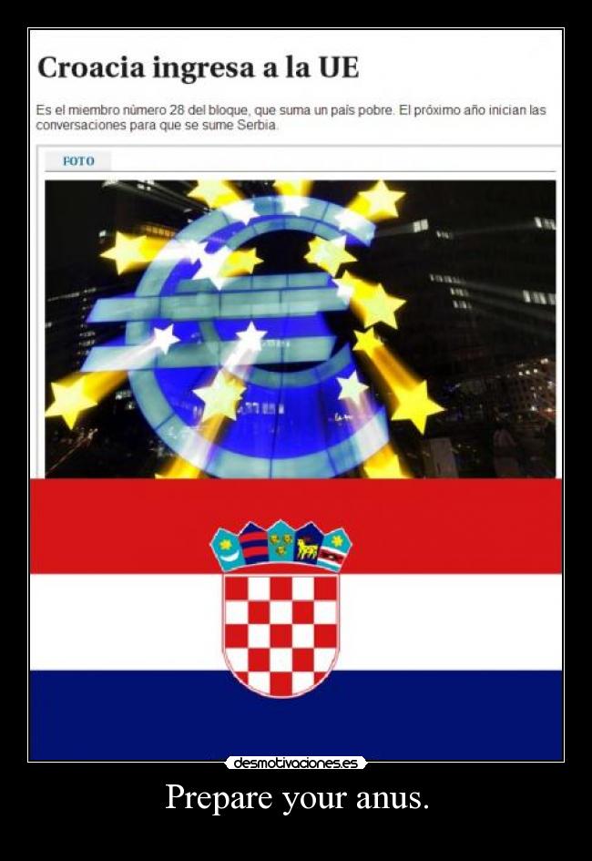 Prepare your anus. - 