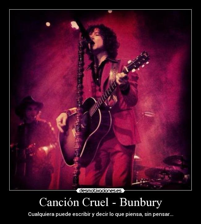 Canción Cruel - Bunbury - 