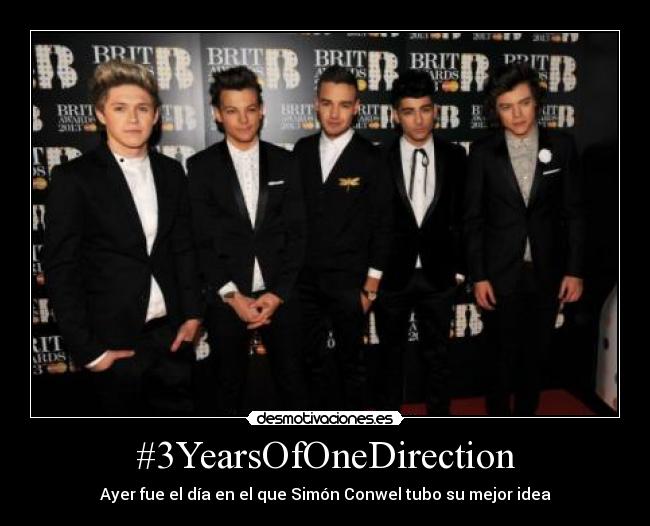 #3YearsOfOneDirection - Ayer fue el día en el que Simón Conwel tubo su mejor idea