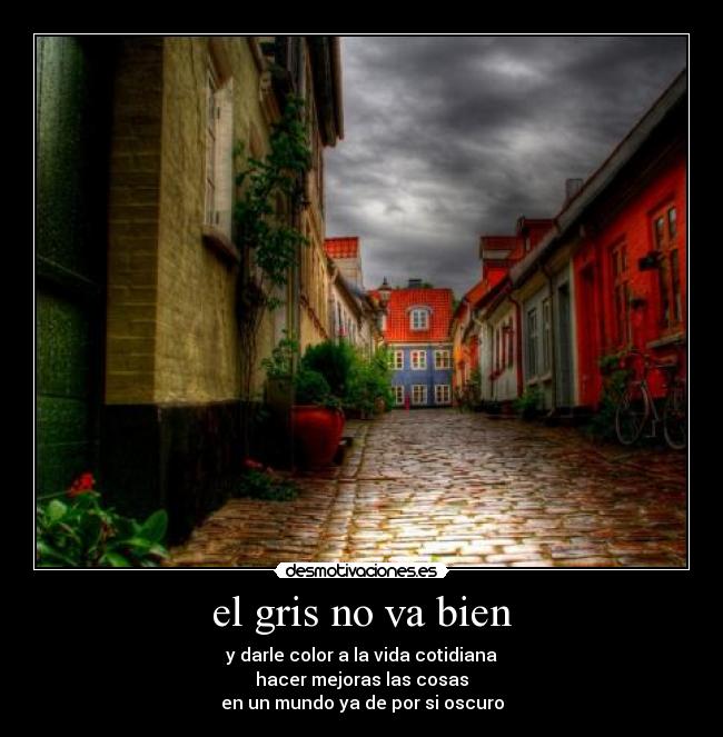 el gris no va bien -