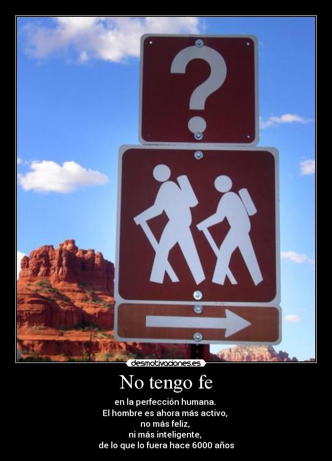 No tengo fe -