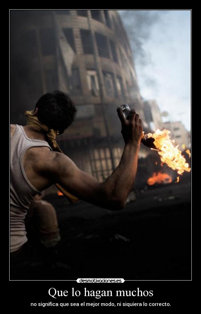 Que lo hagan muchos -