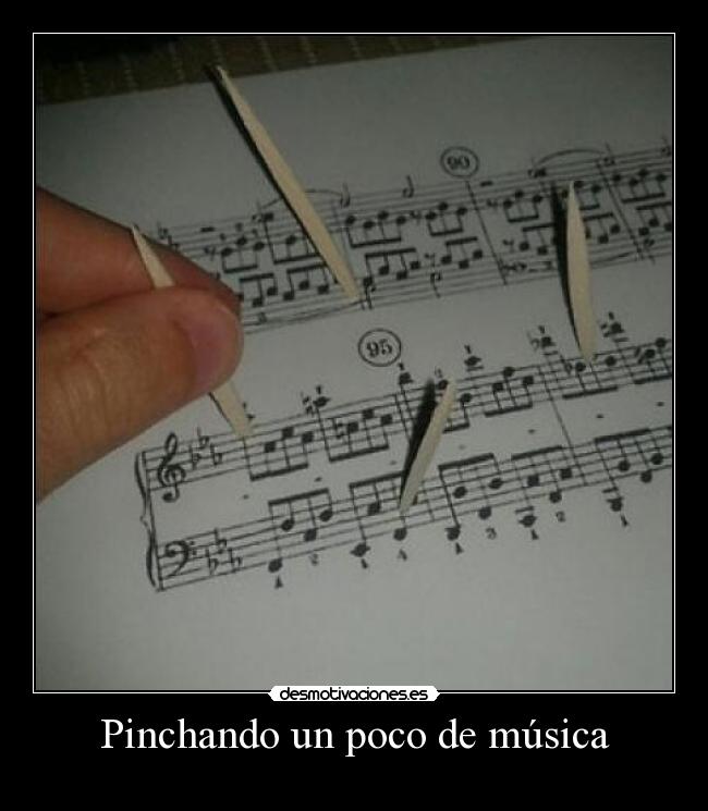 Pinchando un poco de música -