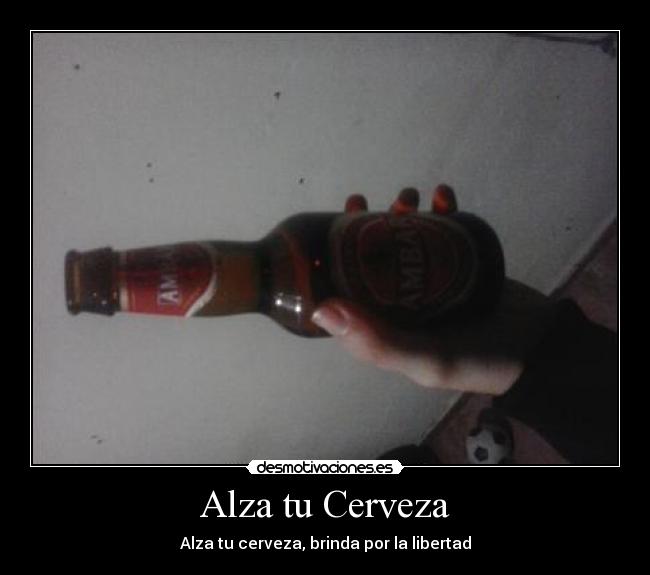 Alza tu Cerveza - Alza tu cerveza, brinda por la libertad