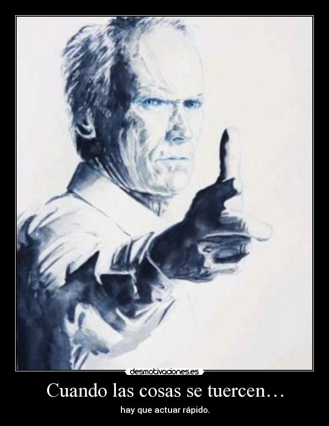 carteles gran torino clint eastwood walt kowalski que tramais morenos apunto con dedo ronoa desmotivaciones