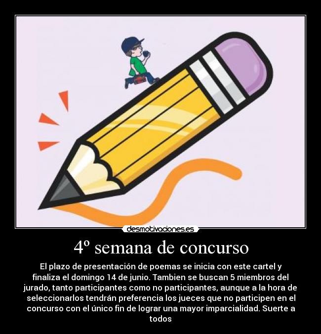 4º semana de concurso - 