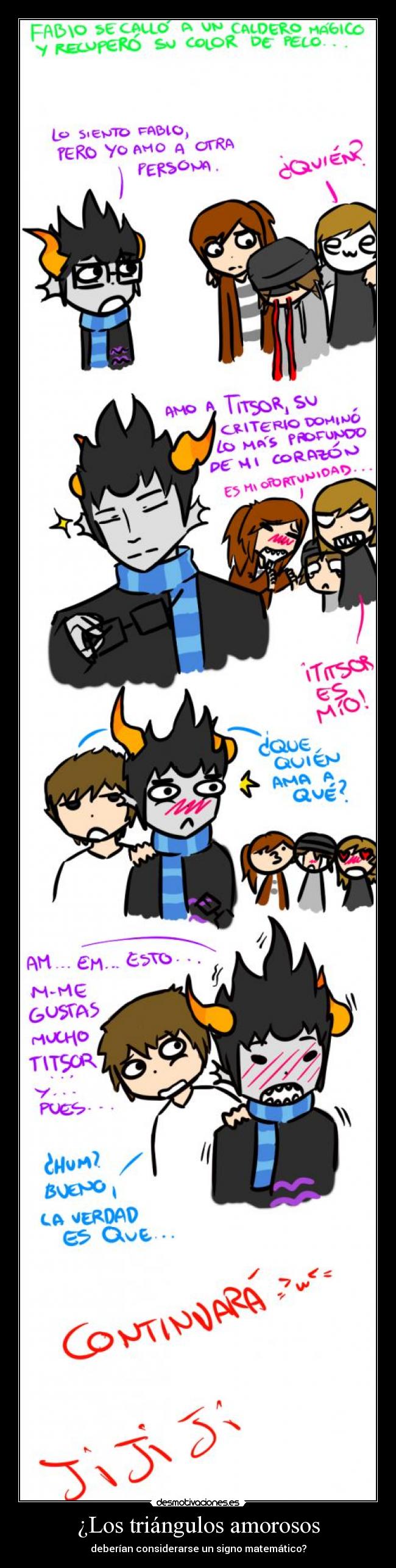 ¿Los triángulos amorosos - deberían considerarse un signo matemático?