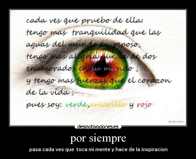 por siempre -