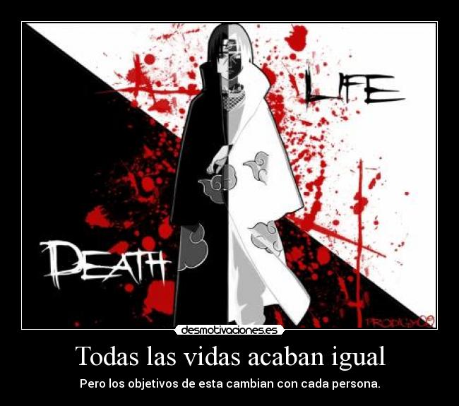 Todas las vidas acaban igual -