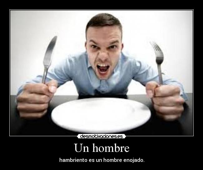 carteles hambre desmotivaciones