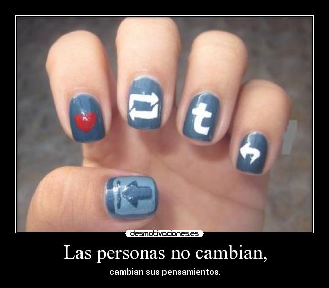 Las personas no cambian, - 