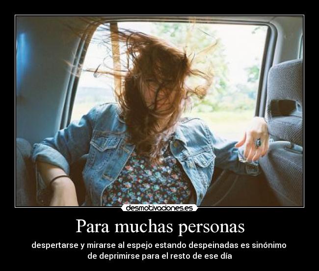 Para muchas personas -