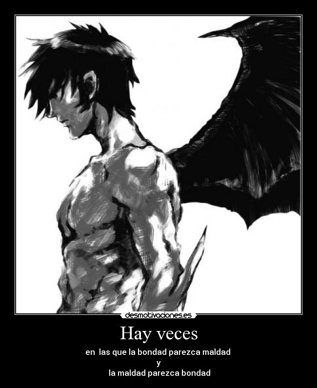 Hay veces -