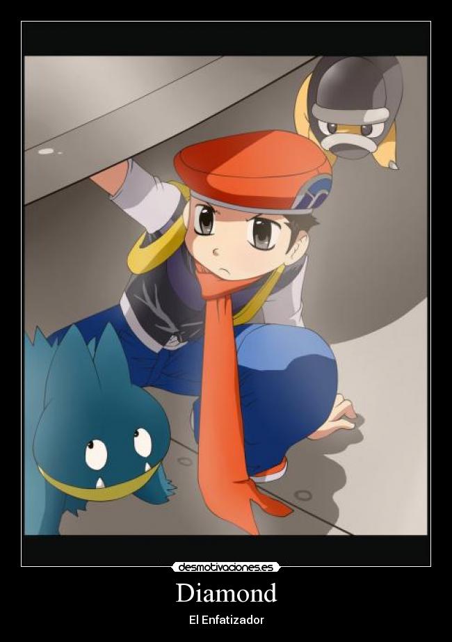 carteles diamon pokespe pokemon manga adventure special enfatizador desmotivaciones