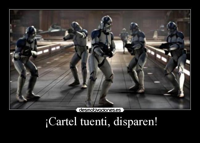 carteles tuenti star wars orden legion 501 cartel tuenti facebook disparen desmotivaciones