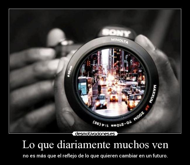 Lo que diariamente muchos ven -