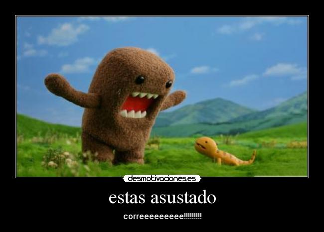 estas asustado - correeeeeeeee!!!!!!!!!