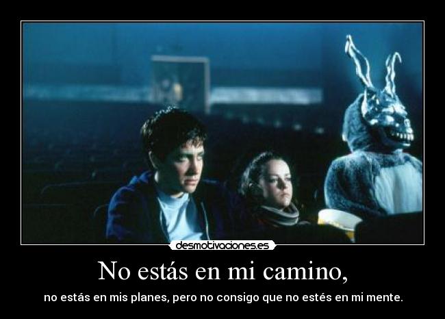 carteles frase otra pagina muajaja donnie darko conejo frank desmotivaciones