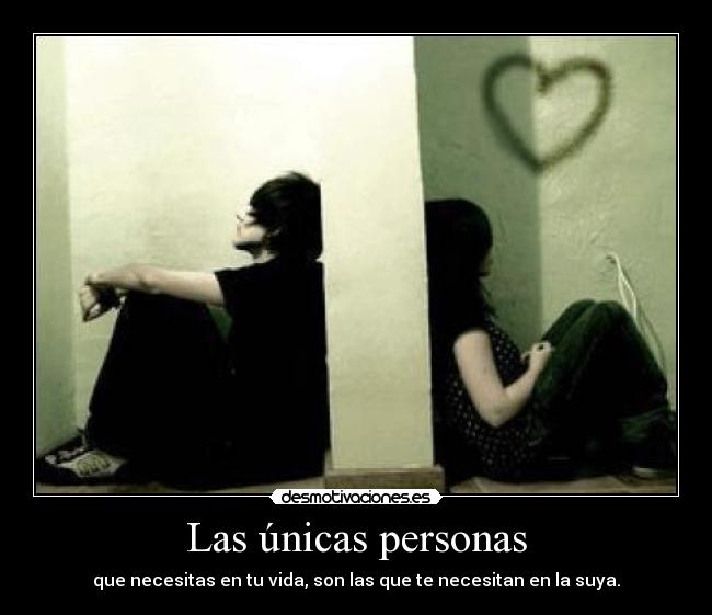Las únicas personas - 