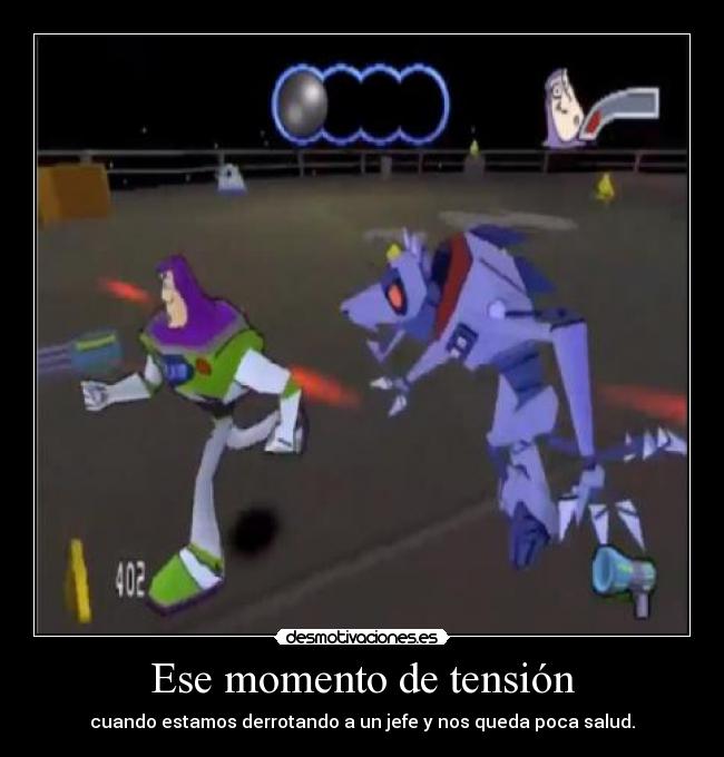 Ese momento de tensión -