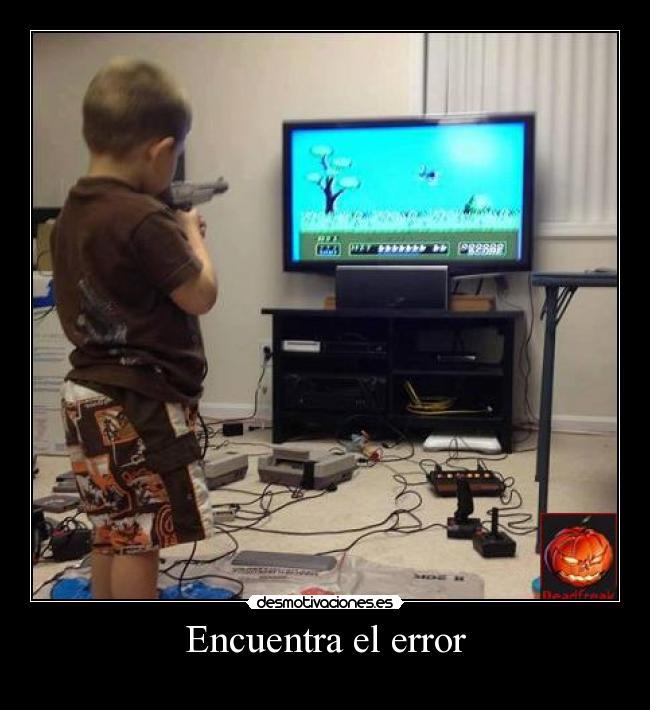 Encuentra el error -
