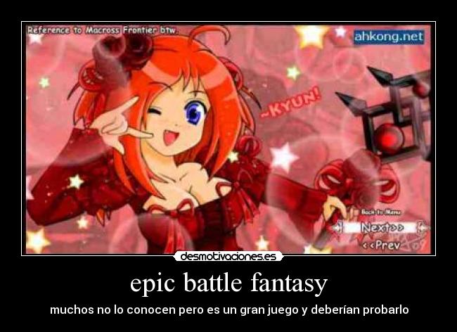 epic battle fantasy -