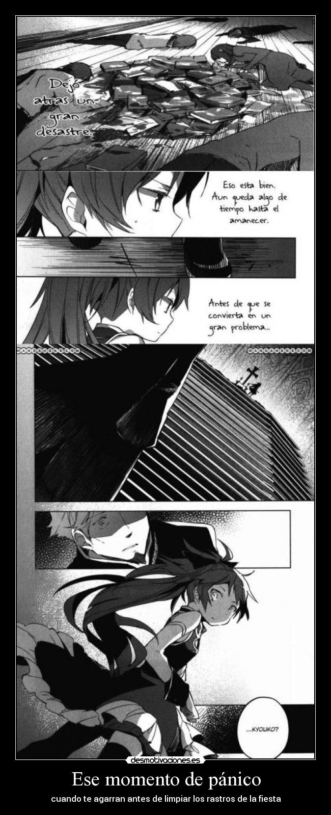 Ese momento de pánico - 